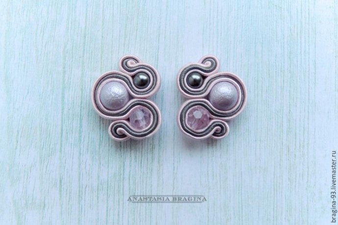 Красивые сутажные серьги: часть 1