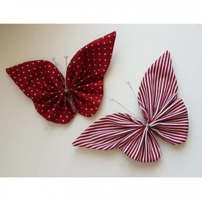 Бабочка из ткани Бабочка из ткани