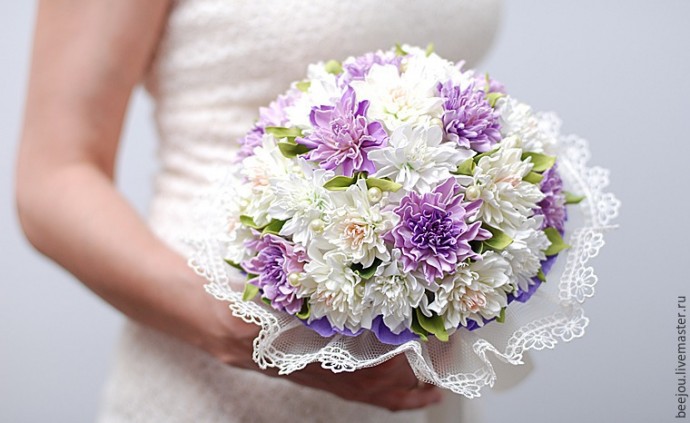 Букет невесты из фоамирана: часть 4