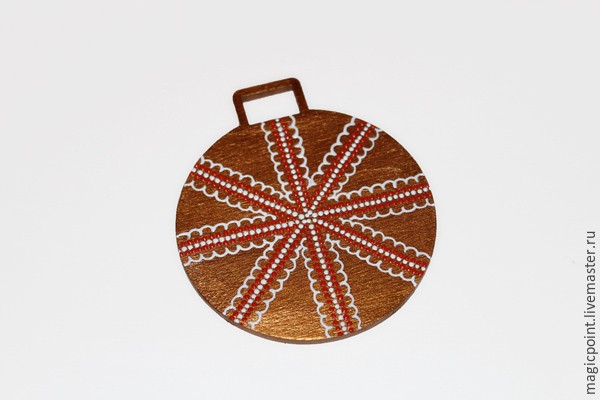 Мастер-класс по точечной росписи новогодних подвесок: часть 1 Мастер-класс по точечной росписи новогодних подвесок: часть 1