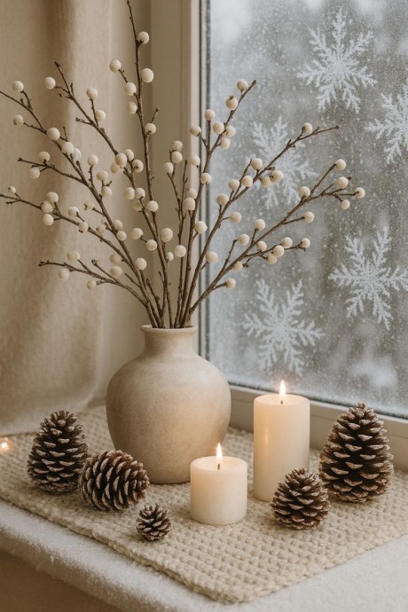 Зимние нарядные веточки