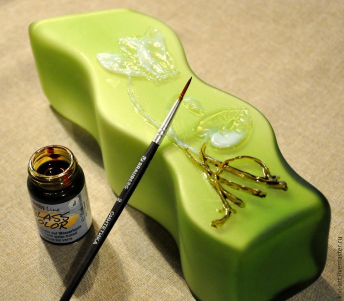 ​Декорирование вазы в стиле модерн: часть 2