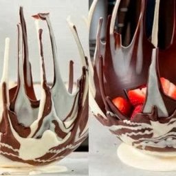 ​Как сделать шоколадную вазу
