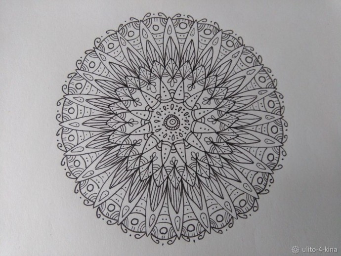 Медитативное творчество по рисованию мандалы: часть 2