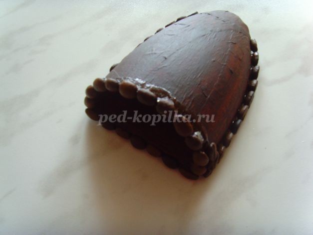 Панно из кофейных зерен: мастер-класс, часть 1