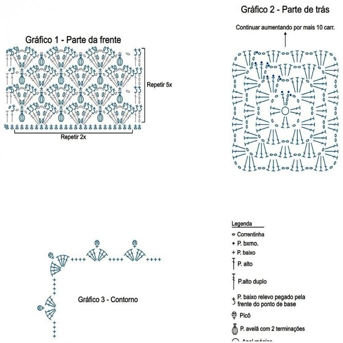 Подушка крючком