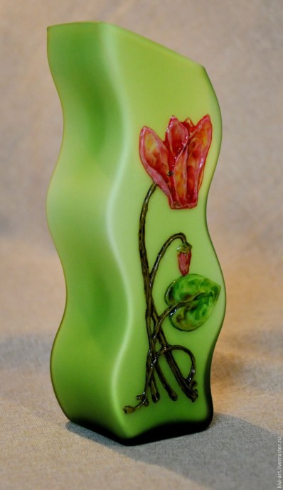 ​Декорирование вазы в стиле модерн: часть 3