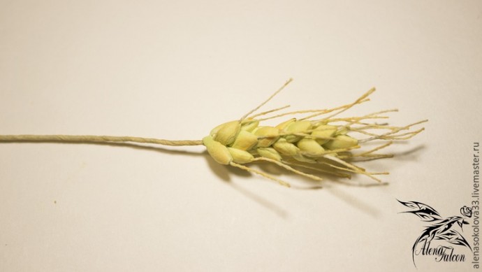 ​Делаем колосок из фоамирана: часть 3