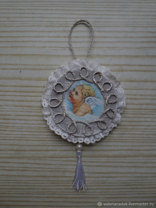 Изготавливаем мобиль "Ангелочек": часть 3