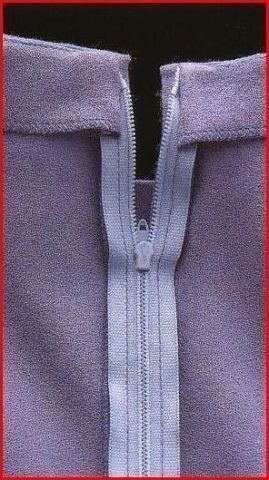 ​Как втачать "молнию" в шов