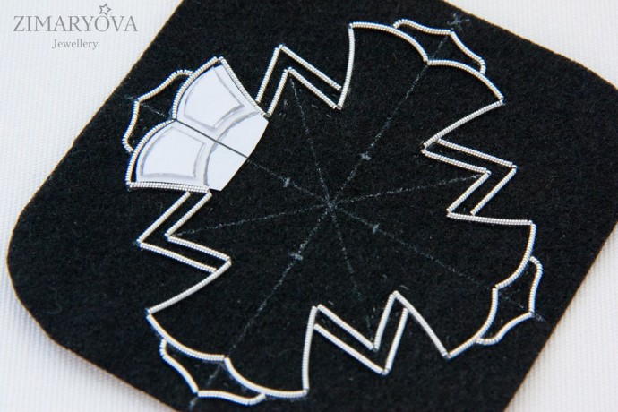 ​Создаем брошь-орден "Primavera": часть 1