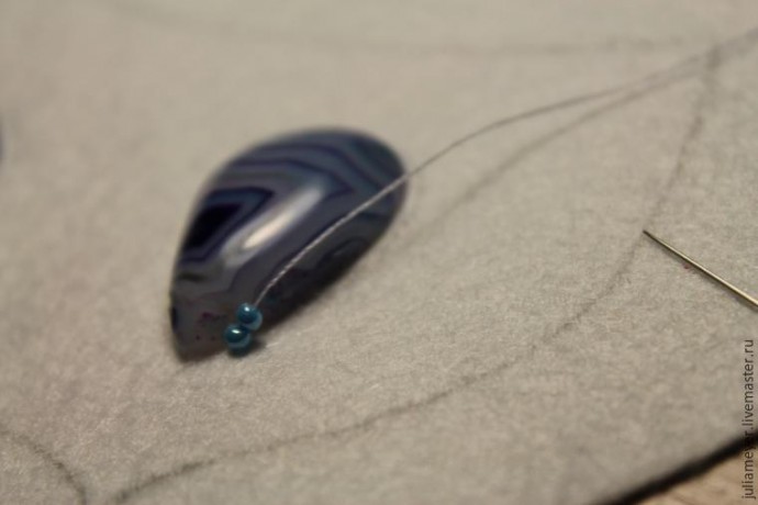 ​Вышиваем шикарное колье "Зазеркалье": часть 1