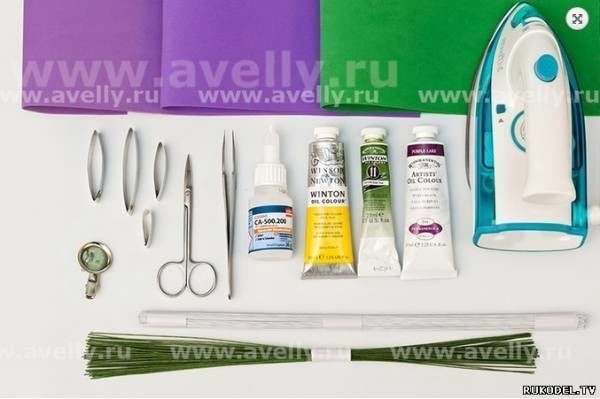 Мастер-класс: "Цветок астры" из фоамирана