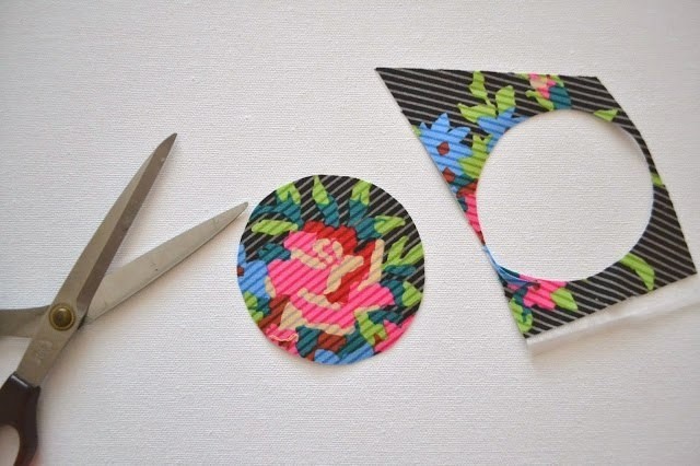 ​Панно из лоскутков ткани