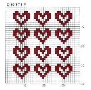 ​Плед из мотивов с разными узорами