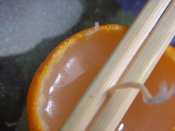 Свеча-мандаринка за 10 минут Свеча-мандаринка за 10 минут