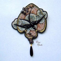 Вышиваем бисером "Облачко": часть 3