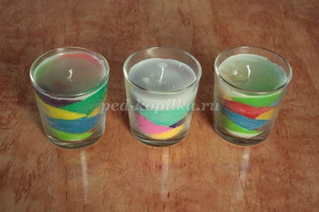 Декоративные свечи своими руками: мастер класс, часть 2