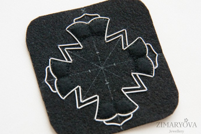 ​Создаем брошь-орден "Primavera": часть 1