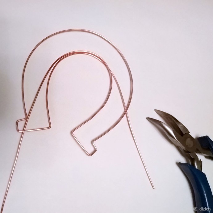 Подкова на стену: мастер-класс в технике wire wrap, часть 1