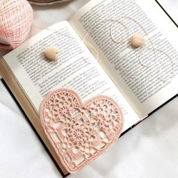 Сердечные закладки для книг