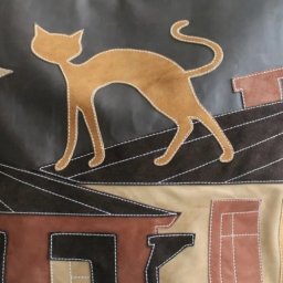 Аппликации из кожи и замши