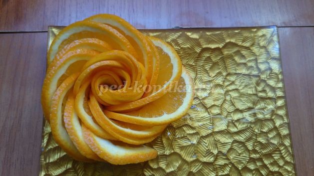 ​Фигурная нарезка из овощей и фруктов с фото для начинающих: часть 3