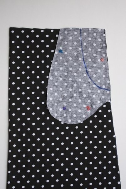 Изготовление кармана в платье или юбке