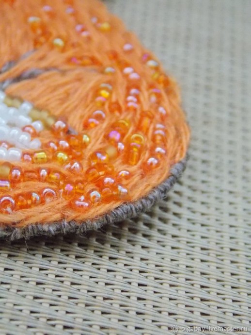 Брошь-лиса: мастер-класс Брошь-лиса: мастер-класс