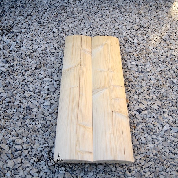 ​Мастерим большие вазоны из досок "блок-хаус": часть 1