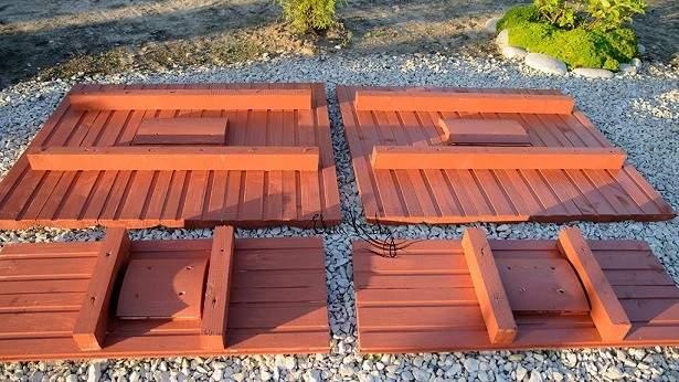 ​Мастерим большие вазоны из досок "блок-хаус": часть 1