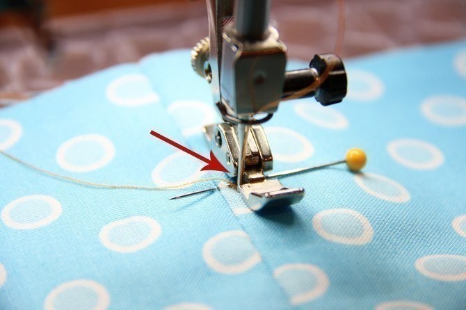 Простой способ втачивания молнии