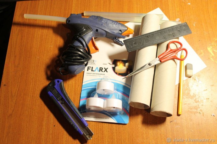 ​Создаём "вечные" свечи для декора: часть 1