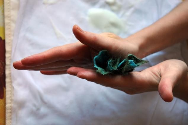 Валяние броши "Цветочная фантазия": часть 4