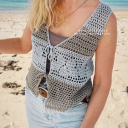 Ажурный топ