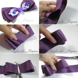 Фиолетовая бабочка для мальчика