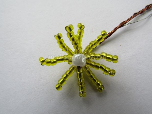 Как сделать дерево любви из бисера своими руками: мастер-класс, часть 3