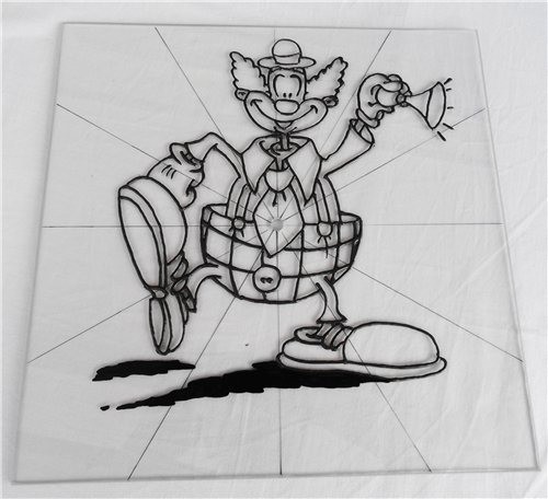 ​Создаем часы "Веселый клоун": часть 2