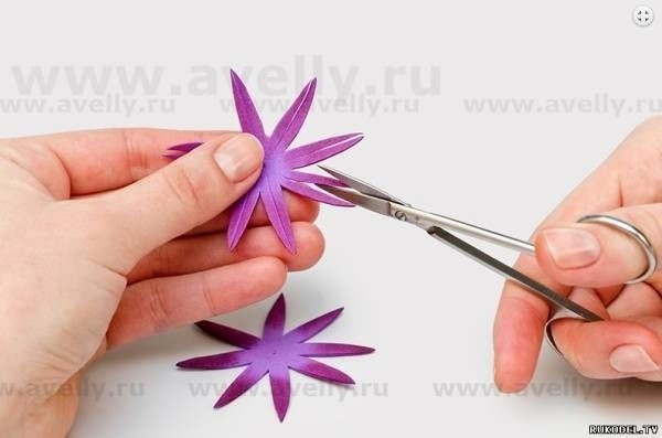 Мастер-класс: "Цветок астры" из фоамирана