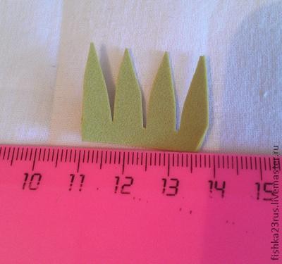 Одуванчики из фоамирана: часть 2