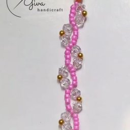 ​Оригинальный браслет из бисера и биконуса