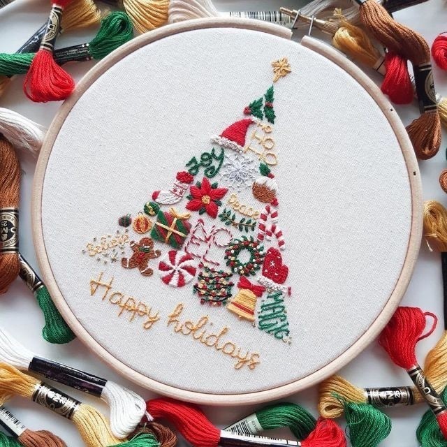 Вышивка к Новому году
