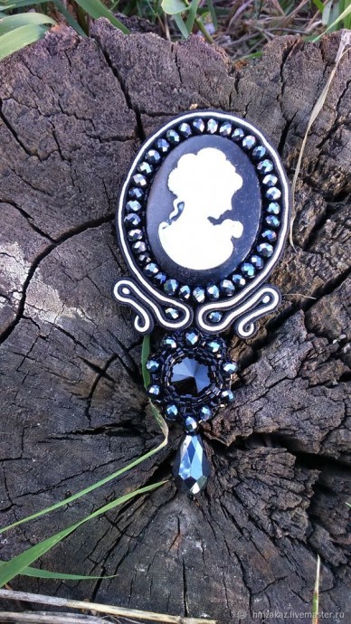 Делаем брошку с камеей: часть 3