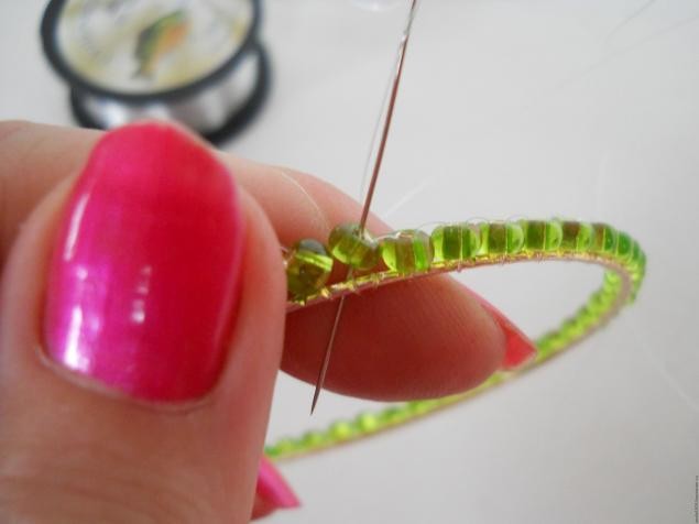 Ажурный браслет "Бабочки": часть 2