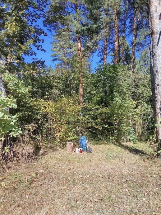 Изготовление земляных травных свечей в лесу Изготовление земляных травных свечей в лесу