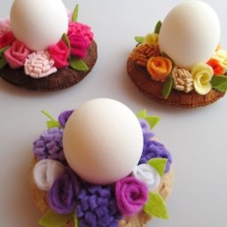 Шьем декоративные подставки для яиц