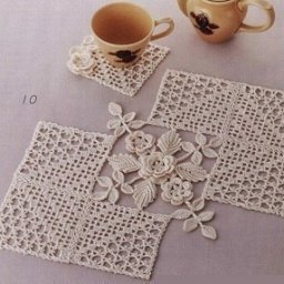 Салфетка: магия ирландского кружева