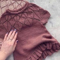 Схема вязания отделочной каймы