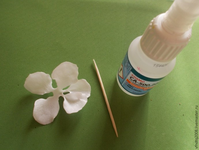 Создаем цветы яблони из фоамирана