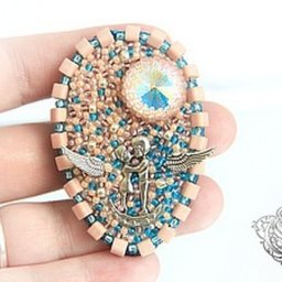 Создание броши "Психея и Амур": мастер-класс